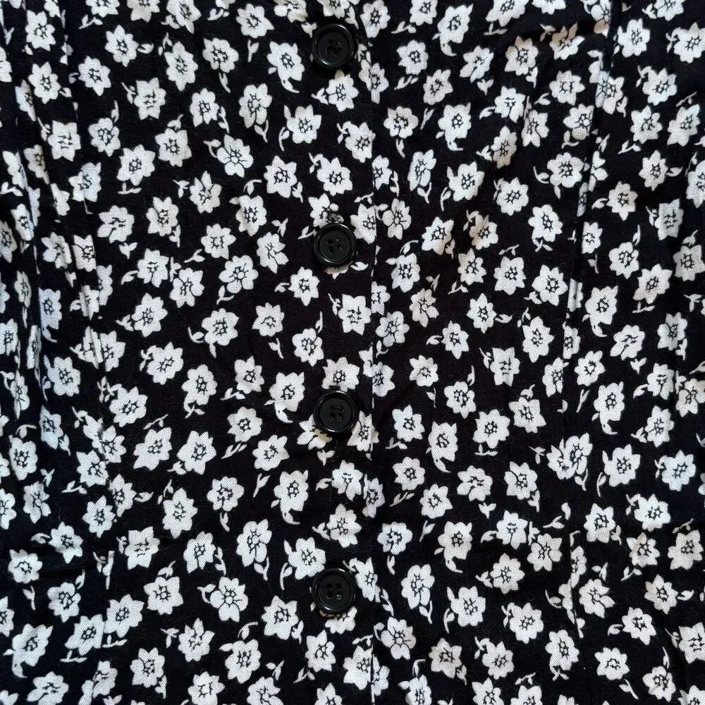 Vintage Moda Int'l 90s Skater Dress Sweetheart Cottage Fairy USA International